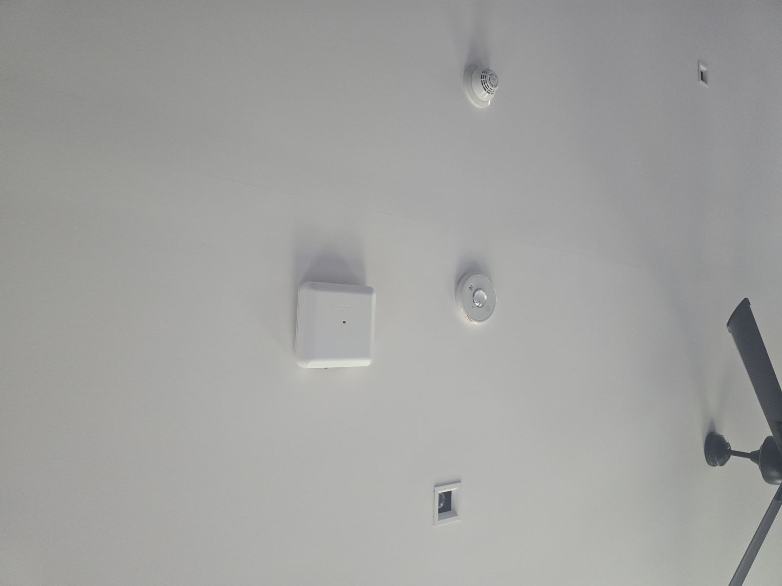 Ceiling-mounted home theater projector